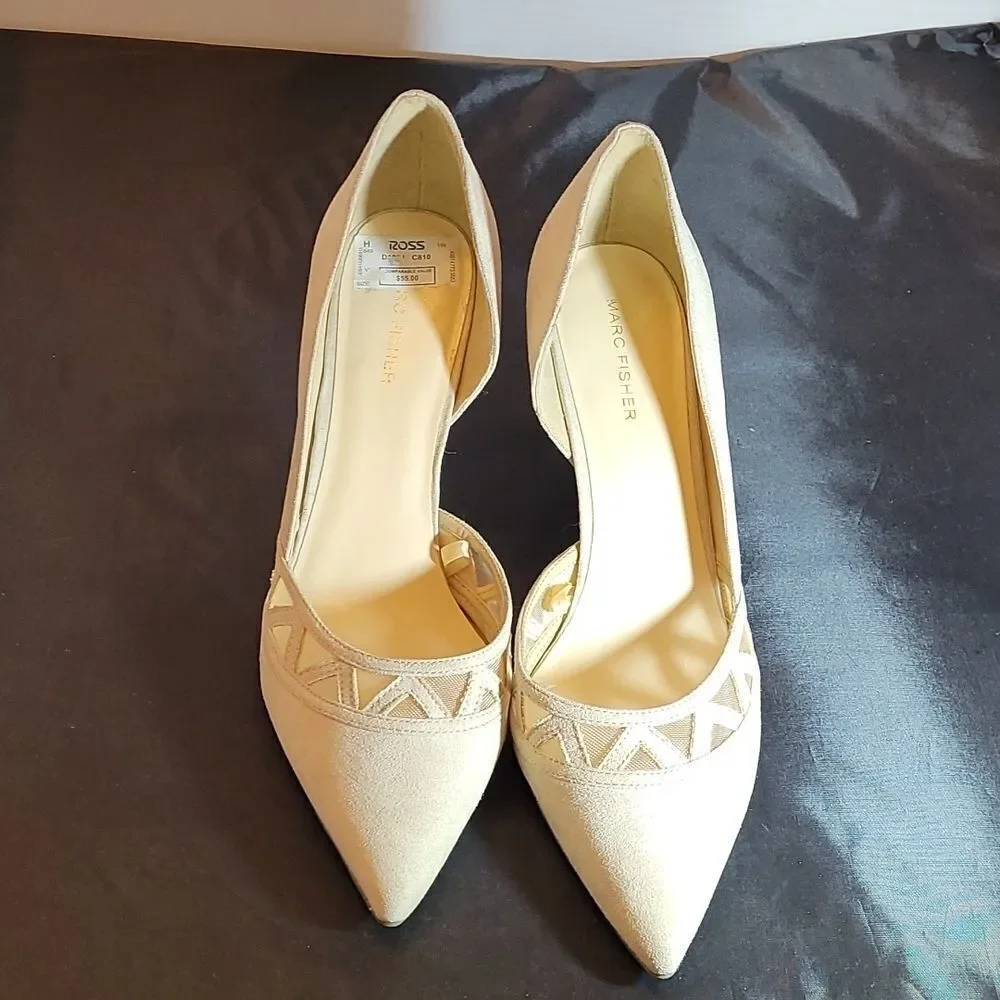 BRAND NEW MARC FISHER D'ORSAY LOW HEEL WOMEN'S PUMP